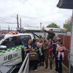 Carabineros de la Tenencia de Fresia visita sala cuna del Jardín Infantil “Mi Ruca” para promover cercanía y confianza desde la primera infancia