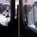 Roban farmacia Doctor Simi durante la madrugada en Fresia