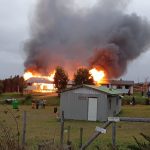 Incendio destruye escuela rural en Fresia: 12 estudiantes serán trasladados a Yerbas Buenas para continuar sus clases